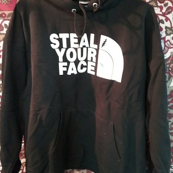 Grateful Dead and Company Steal Your Face Hike Deadagonia hoodie - Picture 2 of 4